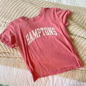 John Galt Hamptons Pink TShirt Top